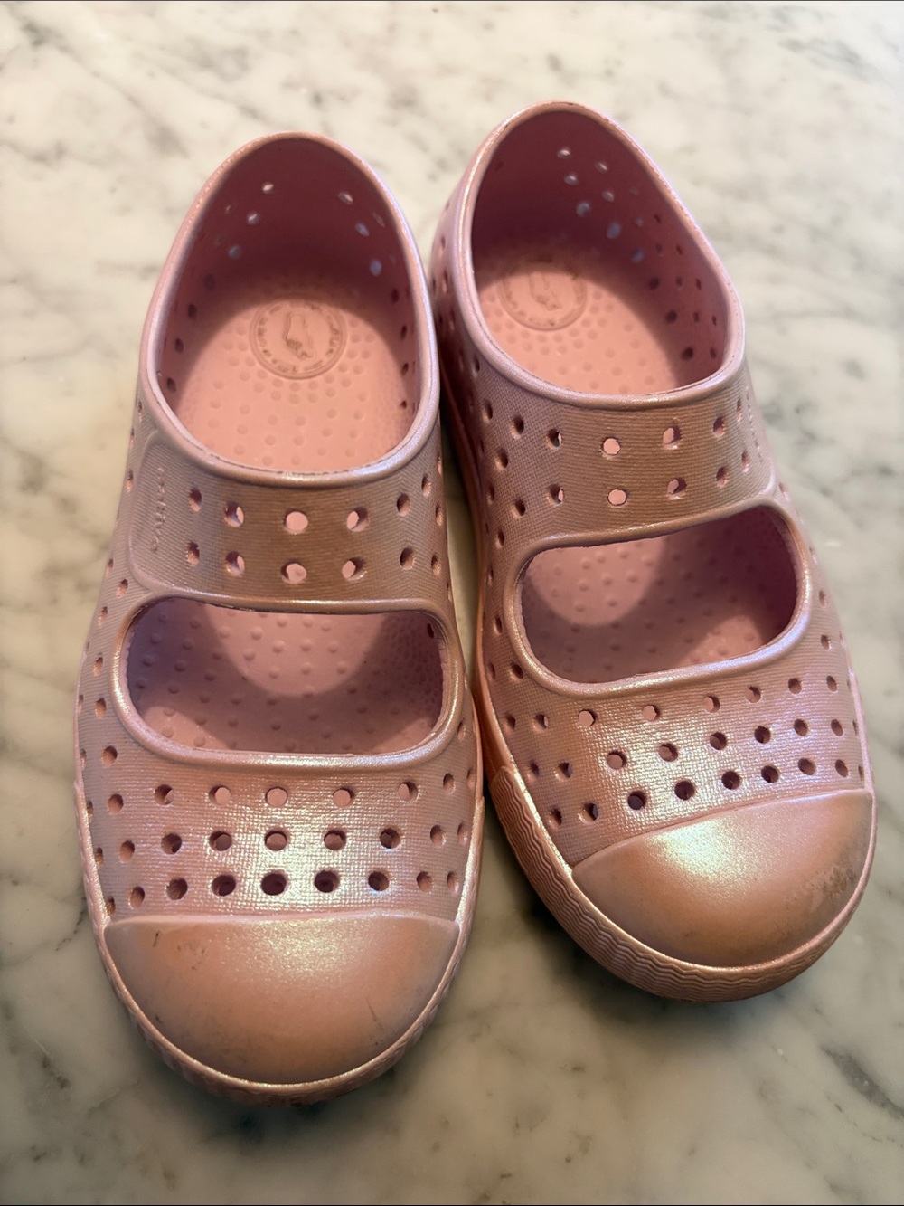 Girls' Native Juniper Slip-On Mary Jane Shoes in Pink Size 9